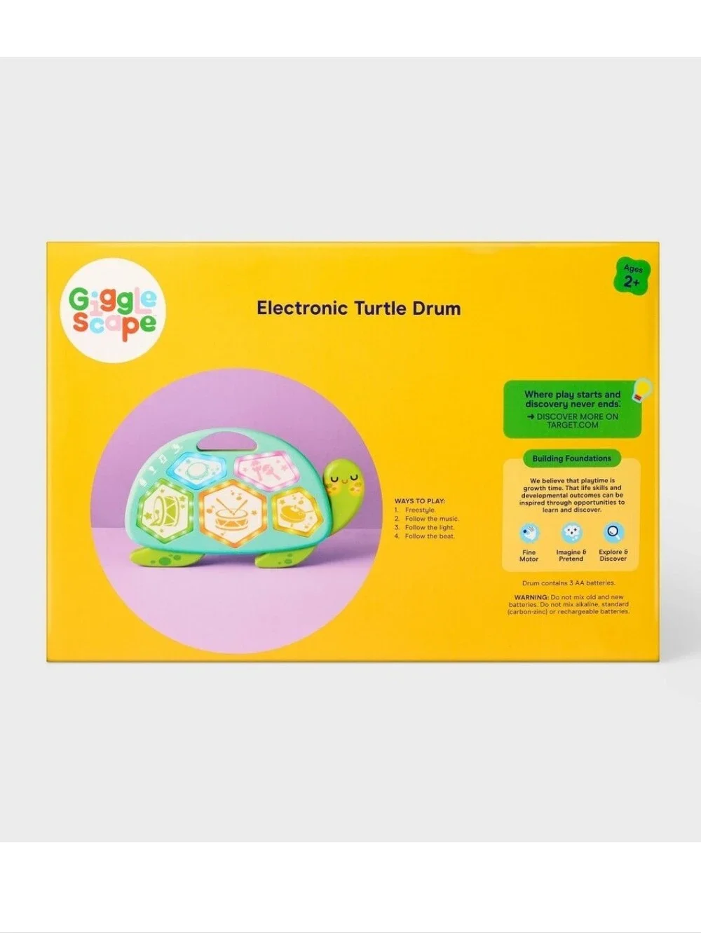 Electronic Turtle Drum
